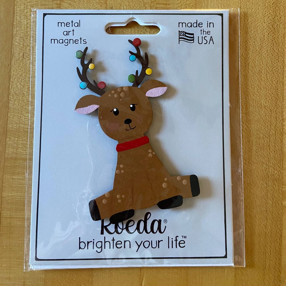 Roeda Reindeer Magnet New